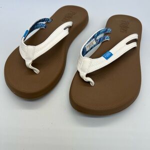 Flojos women’s white Rica flip flops